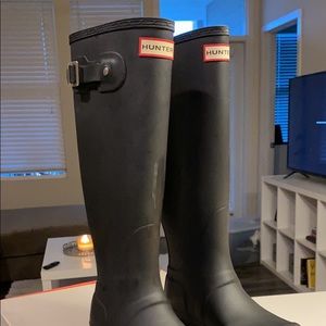 Hunter Rain Boots - Matte Black